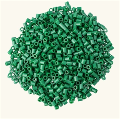 Nabbi Rørperler 1100 stk. - Mørkegrøn